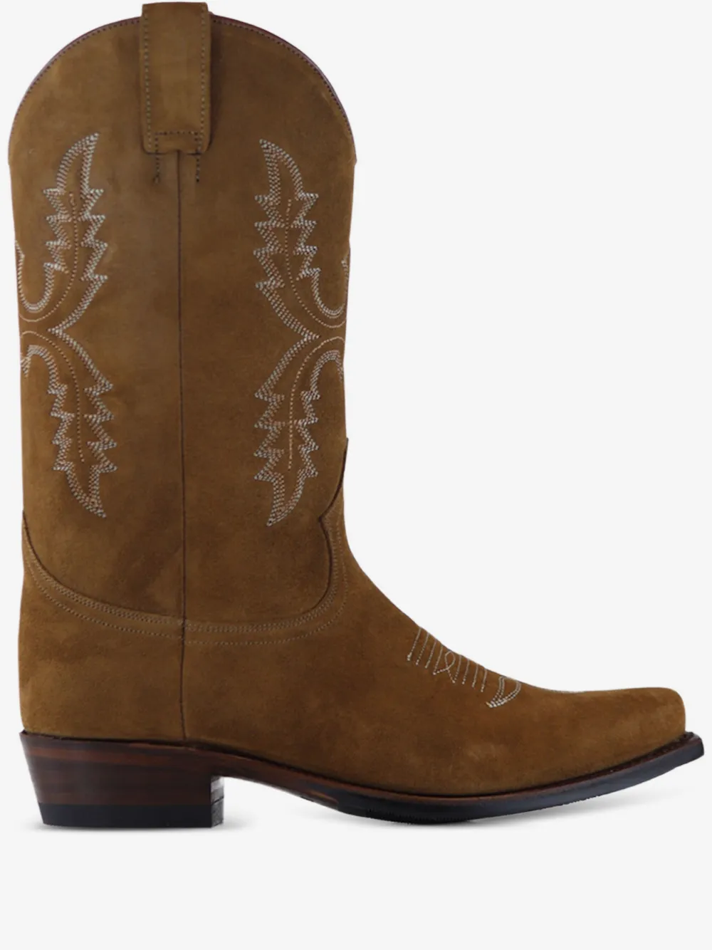 Diego embroidered suede cowboy boots