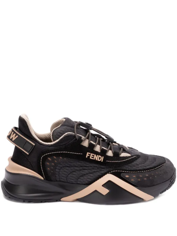 FENDI Flow Mesh Sneakers | Black | FARFETCH