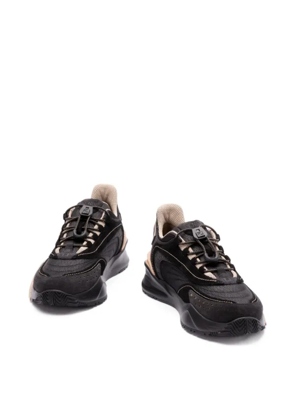 FENDI Flow Mesh Sneakers | Black | FARFETCH