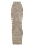 Rick Owens Pillar maxi skirt - Gold
