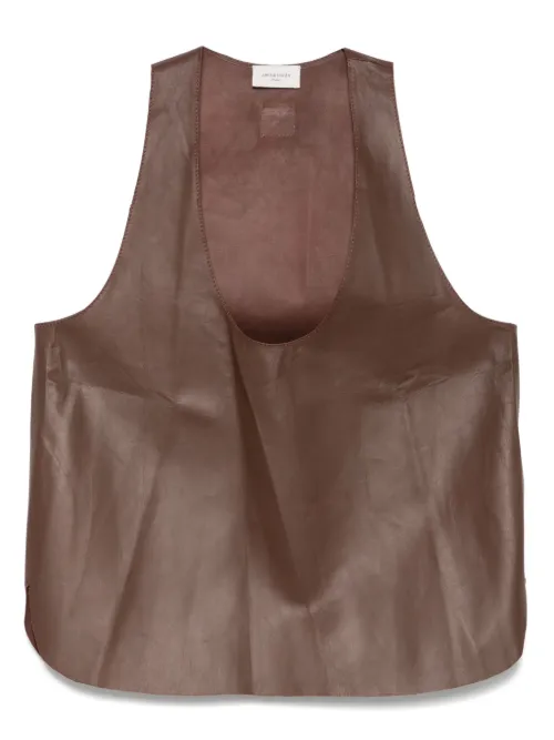 Débardeur en cuir - Jacob Cohën - Modalova