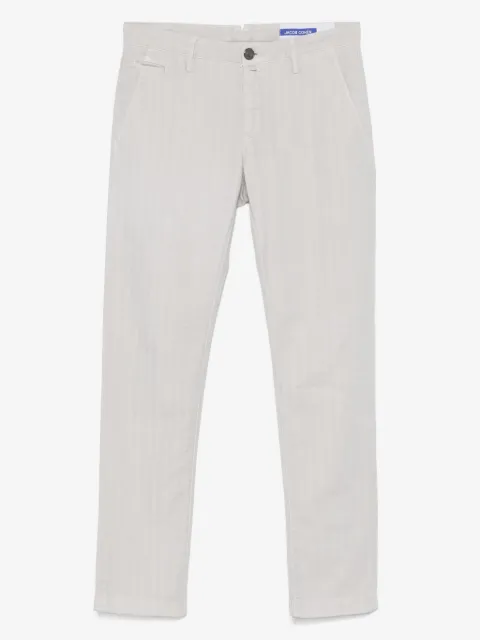 Jacob Cohën striped chino trousers