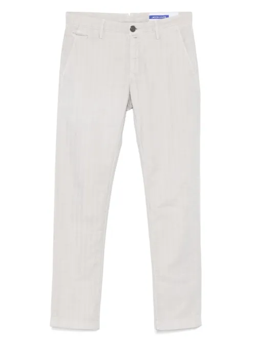 Pantalon chino à rayures - Jacob Cohën - Modalova