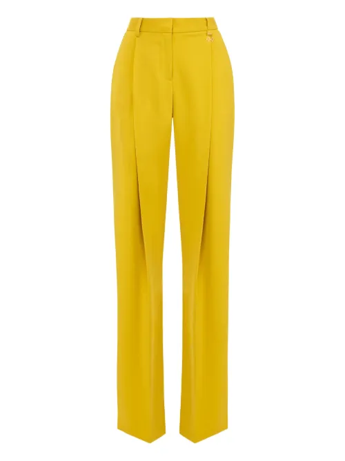 Pantalon à plis marqués - Elisabetta Franchi - Modalova