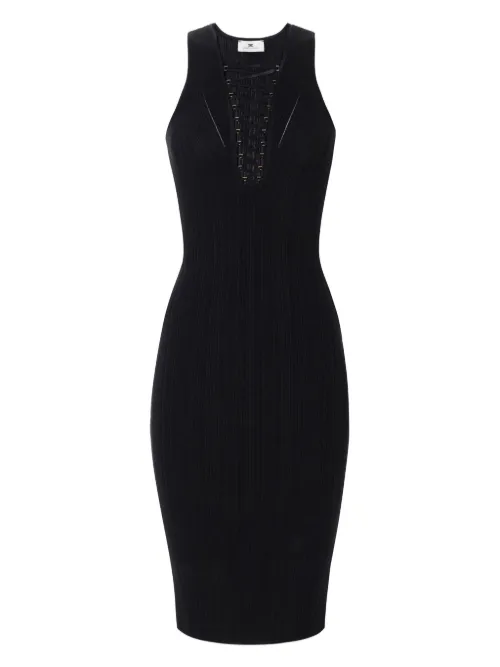 Robe courte en maille - Elisabetta Franchi - Modalova