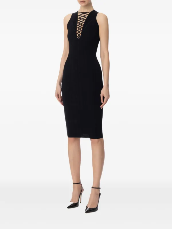 （Elisabetta Franchi)ニットドレス Elisabetta Franchi ニットドレス | ブラック | FARFETCH JP