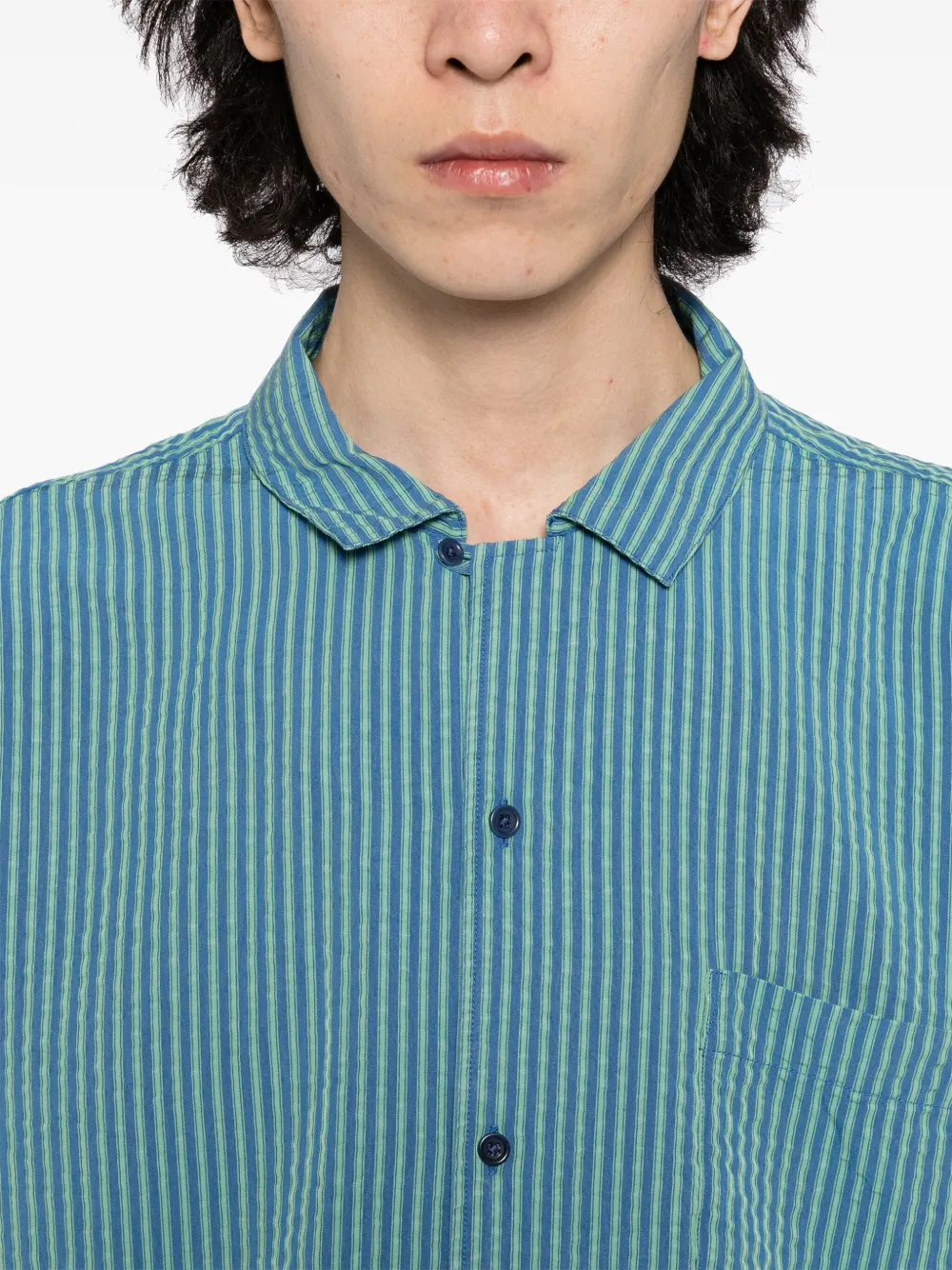 YMC Malick overemdh Blauw