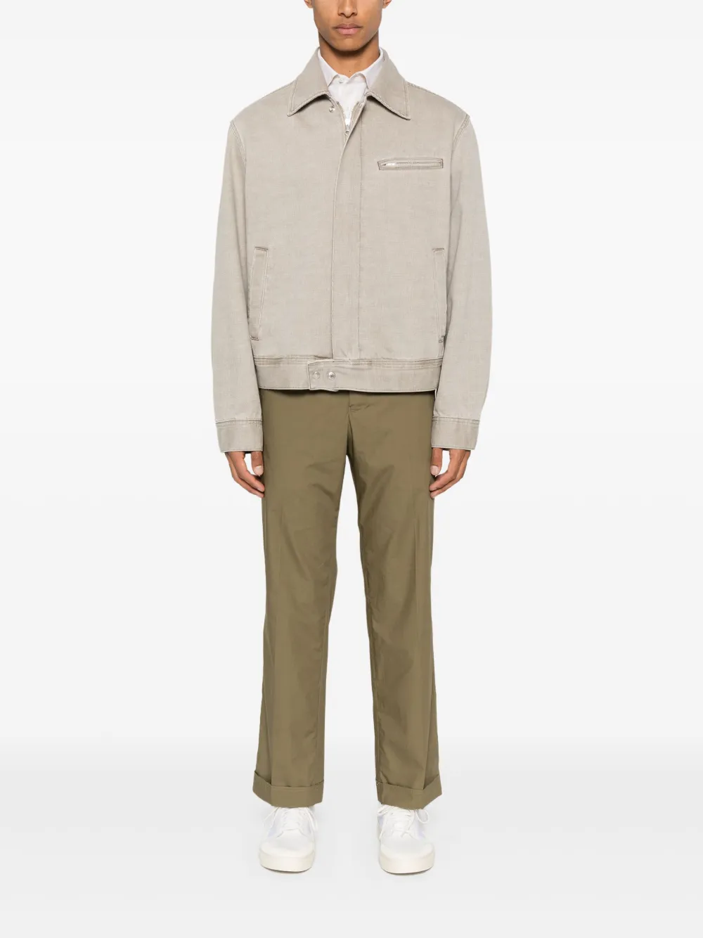 Germano 1952 cotton trousers - Groen