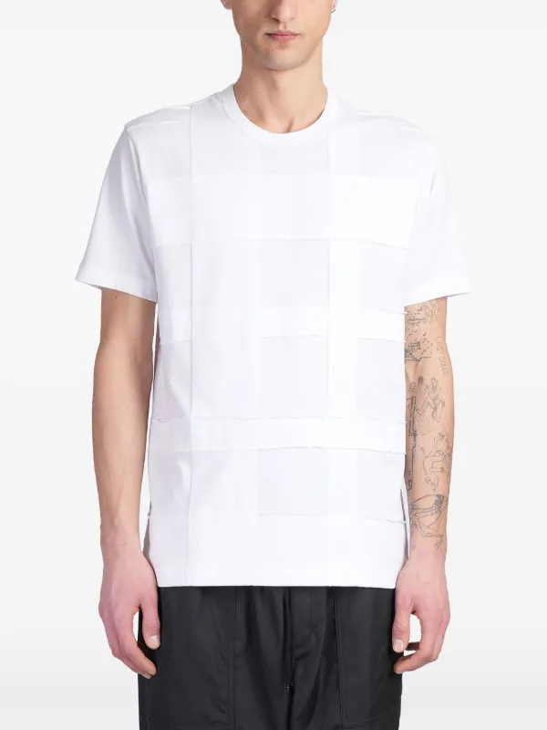 tricot COMME des GARÇONS  ラッフルTシャツ 白 S Comme Des Garçons Shirt コットン Tシャツ | ホワイト | FARFETCH JP