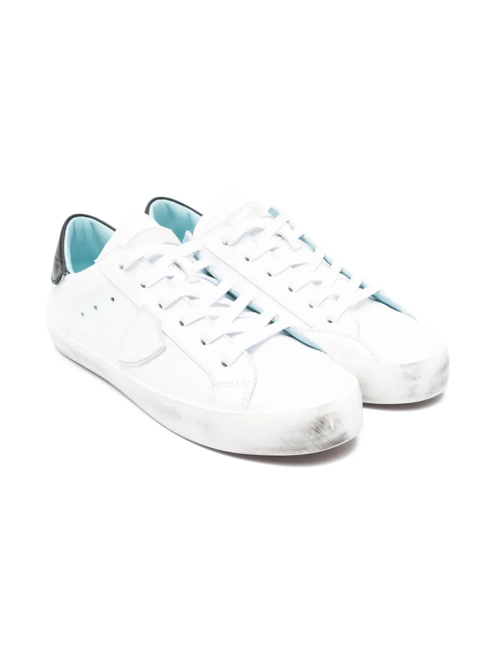 Philippe Model Kids Leren sneakers Wit