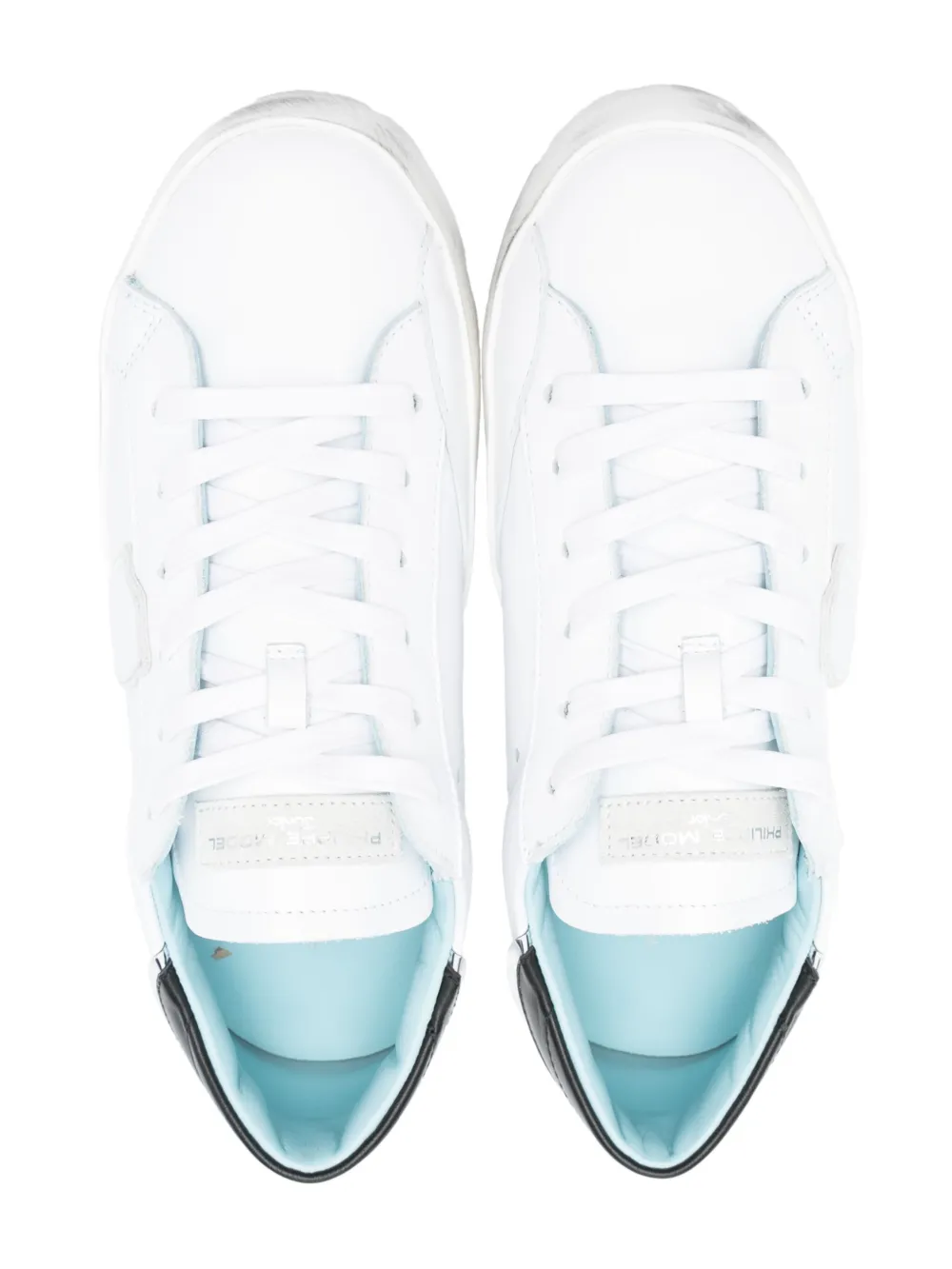 Philippe Model Kids Leren sneakers Wit