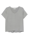 Le Tricot Perugia sequined-trim T-shirt - Grey