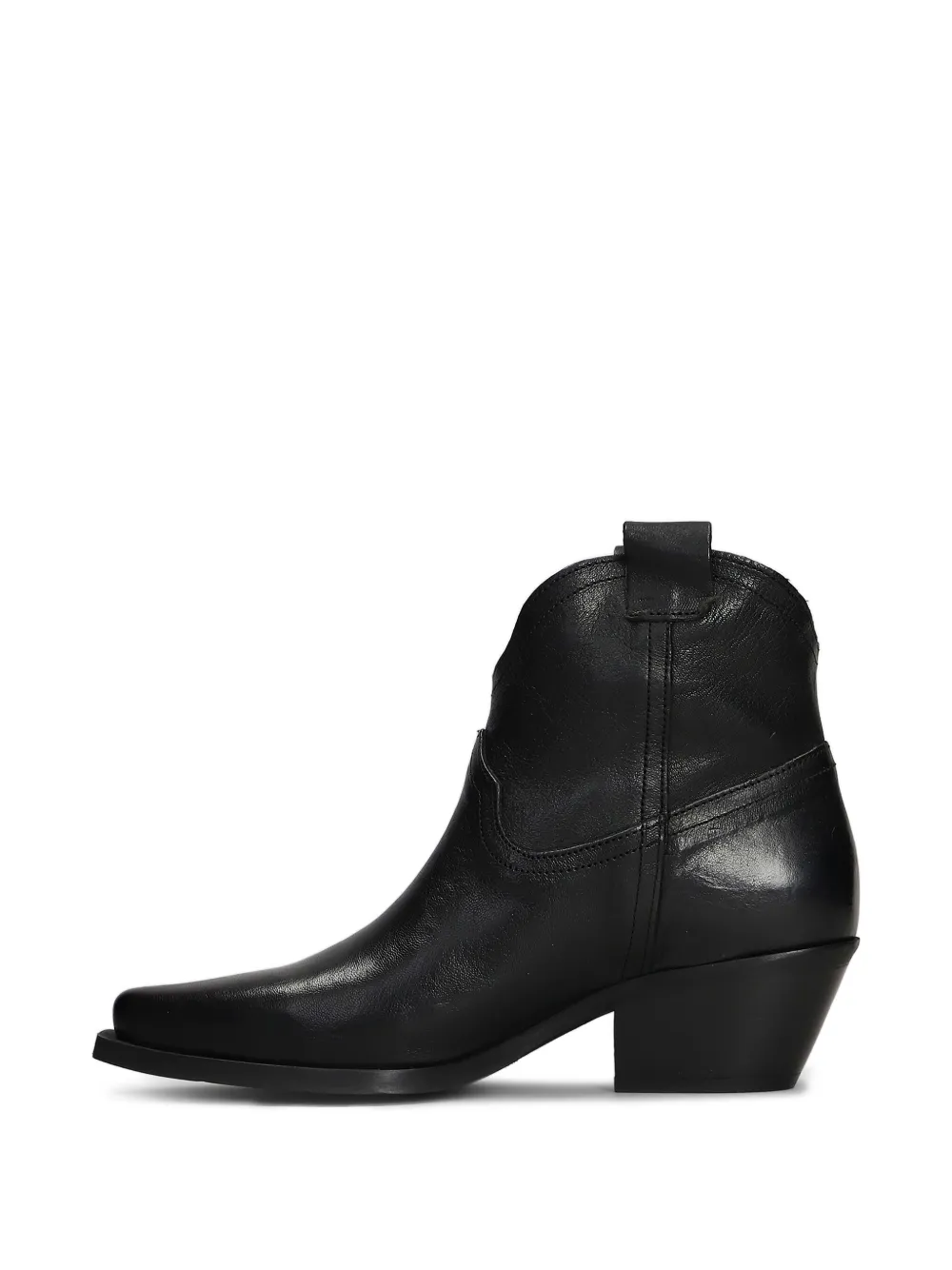 Metisse Texan Ankle Boots In 黑色