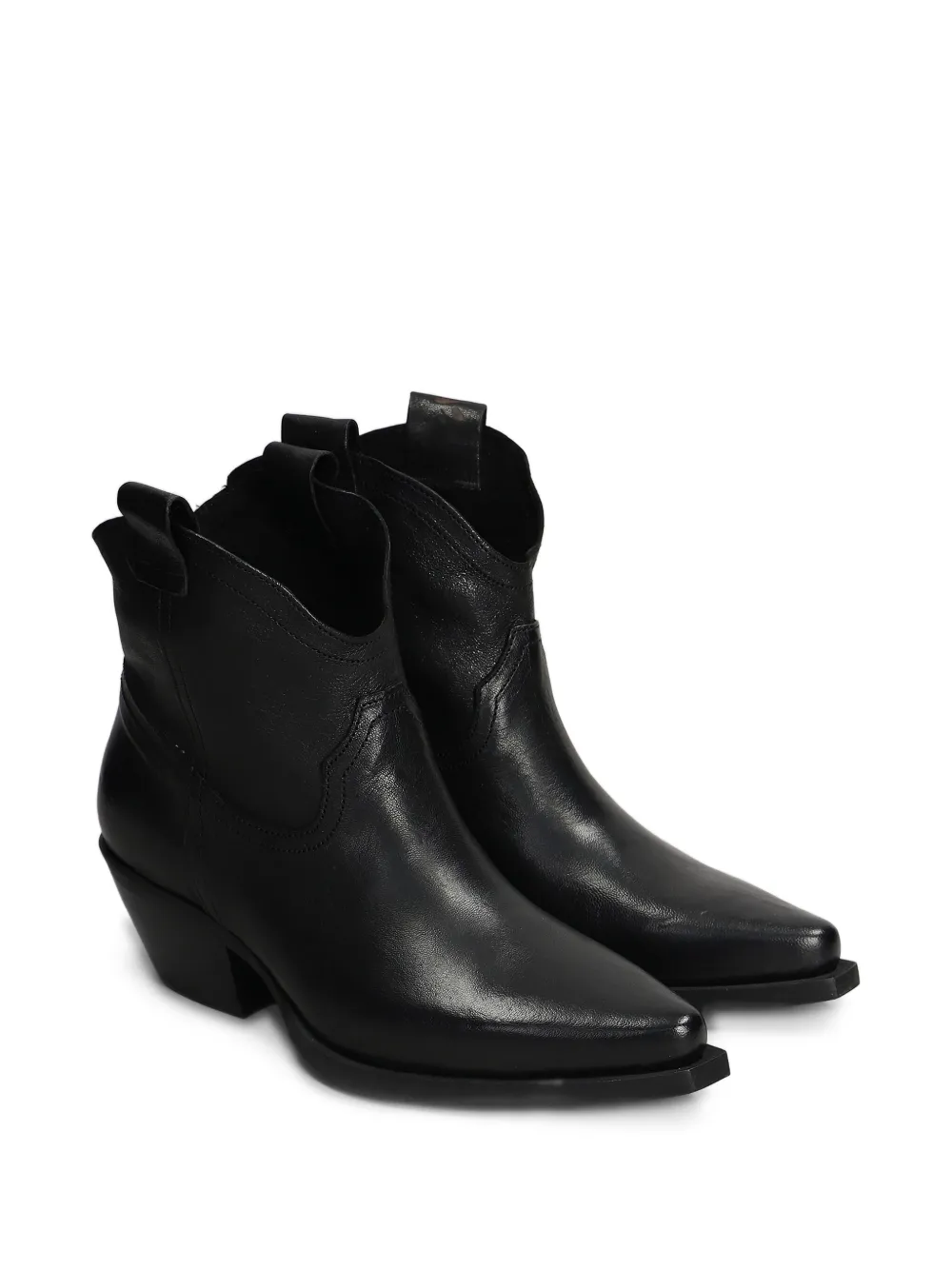 Metisse Texan Ankle Boots In 黑色