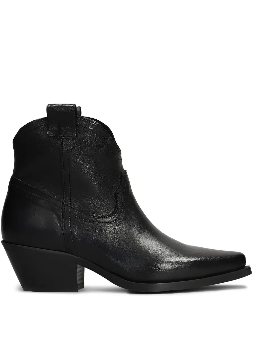 Metisse Texan Ankle Boots In 黑色
