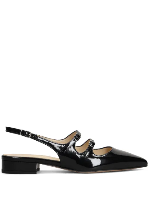Anna F. patent-finish ballet flats 