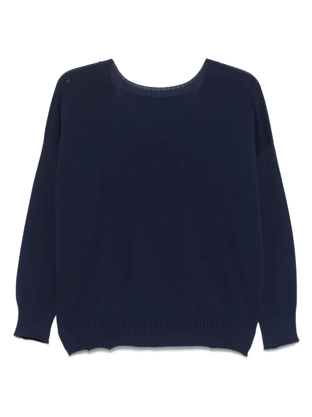 Le Tricot Perugia Katoenen trui Blauw