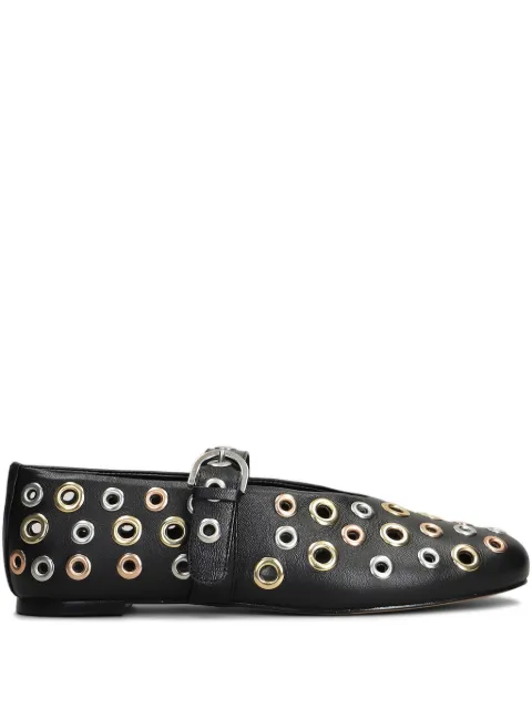 CARRANO leather ballerina shoes