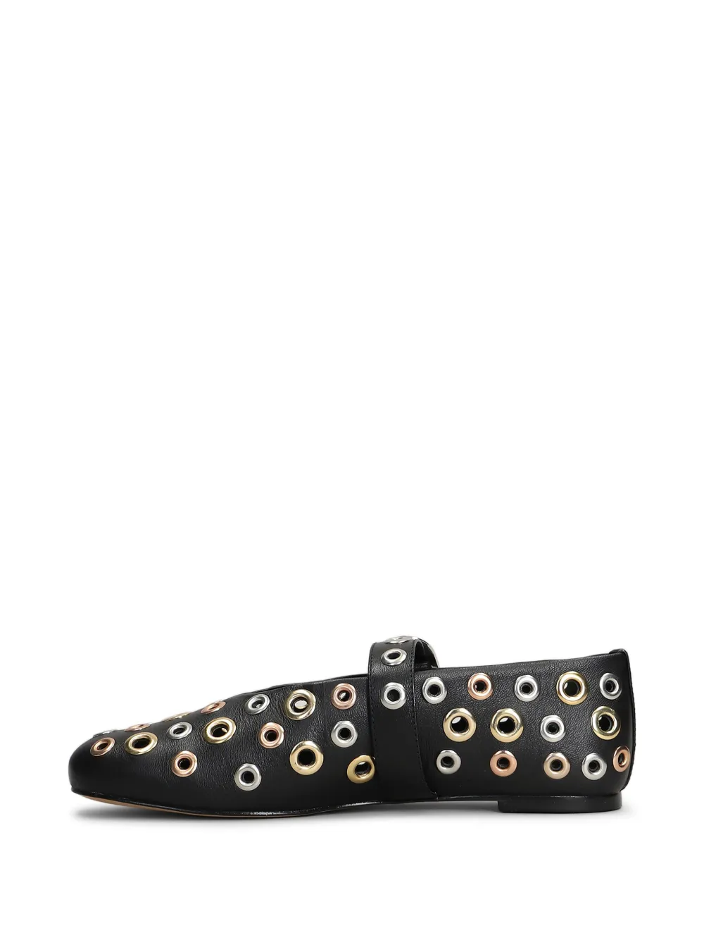 CARRANO leather ballerina shoes Black