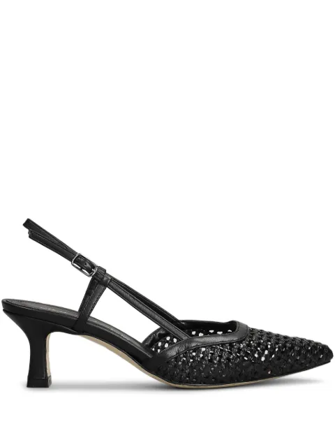 Julie Dee 65mm leather pumps