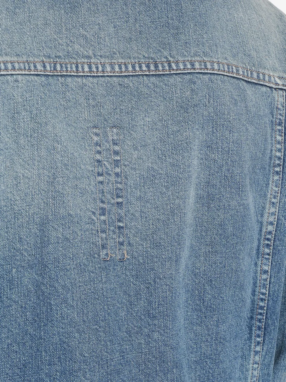 Rick Owens DRKSHDW Denim jack Blauw