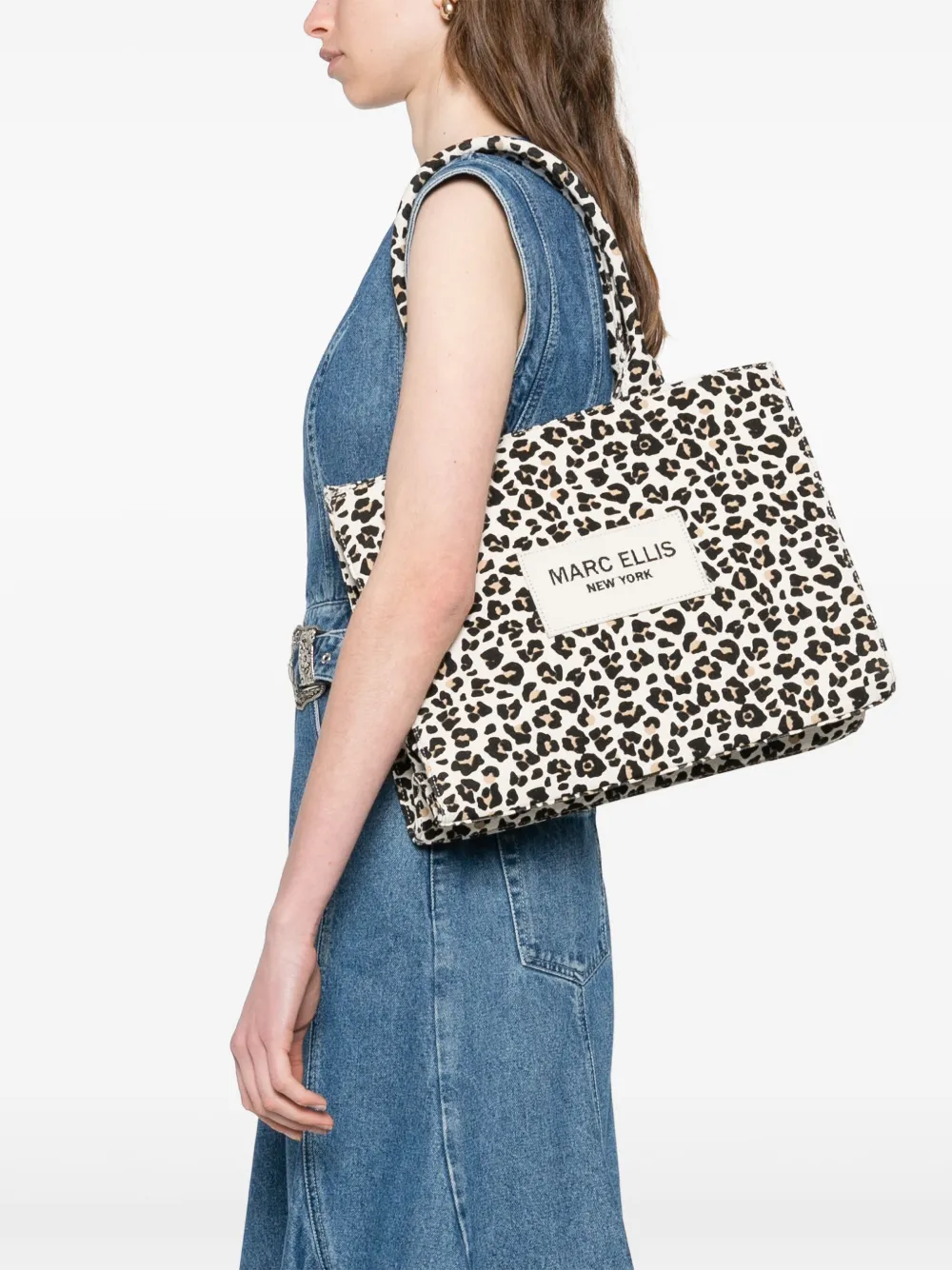 Marc Ellis large Buby Leopard tote bag | Image 2