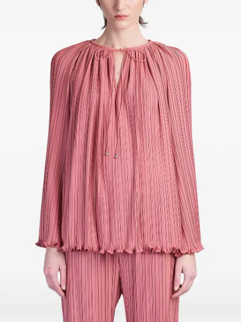 Lanvin plissé blouse