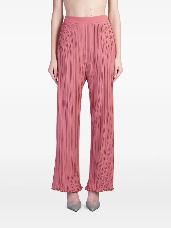 Lanvin High-waisted Trousers in Pink