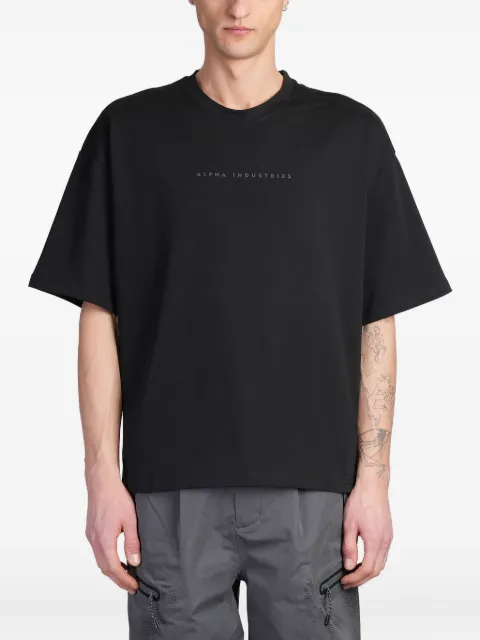 Alpha Industries logo-print cotton t-shirt