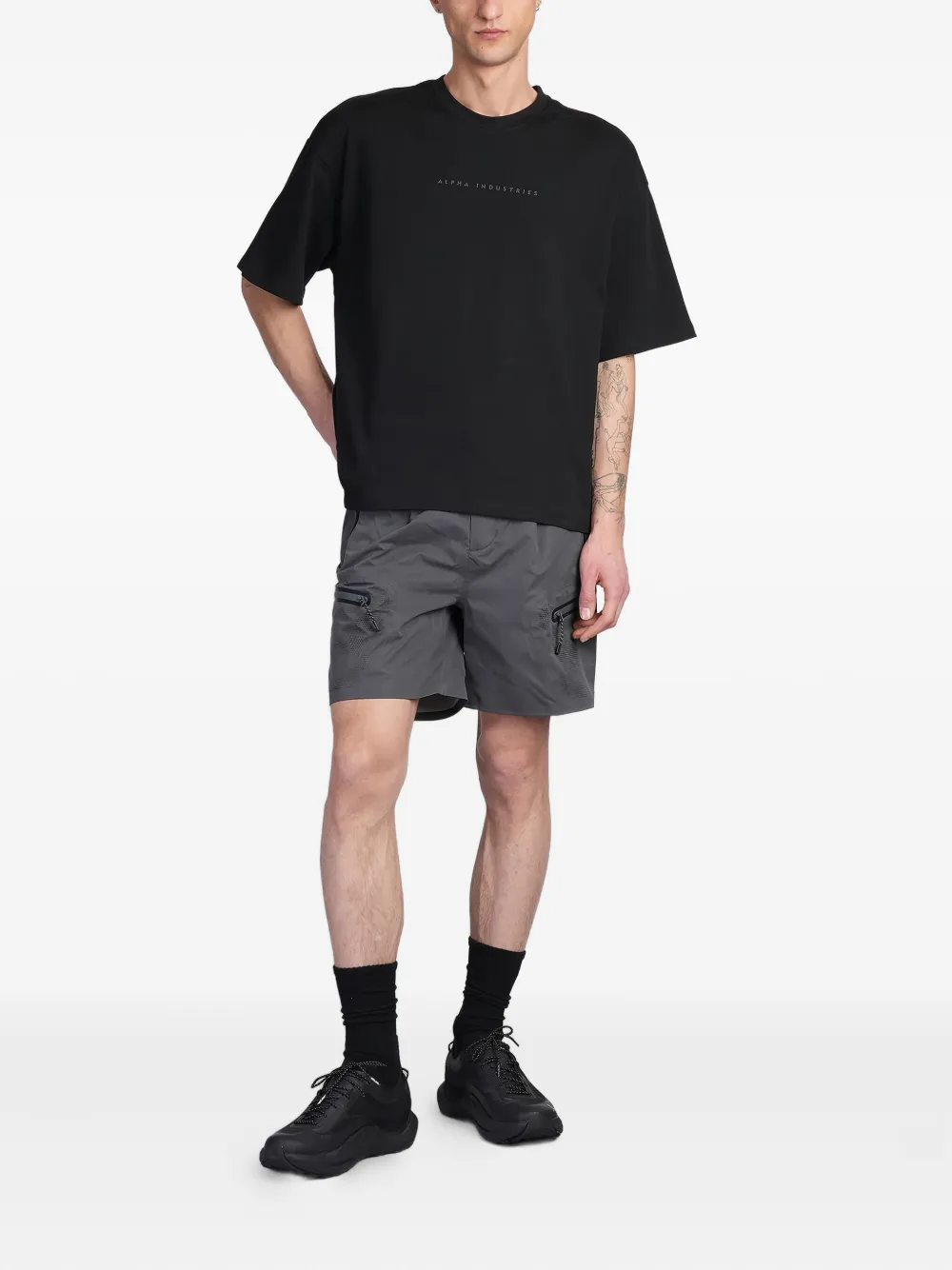 Alpha Industries camiseta de algodón con logo estampado | Playeras | Image 2