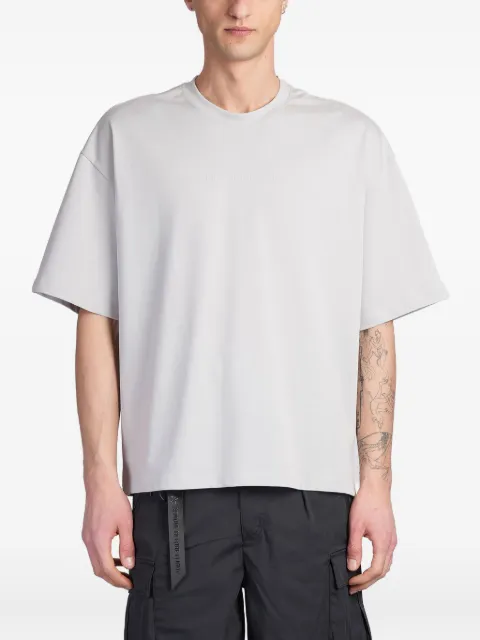 Alpha Industries logo-embossed cotton t-shirt