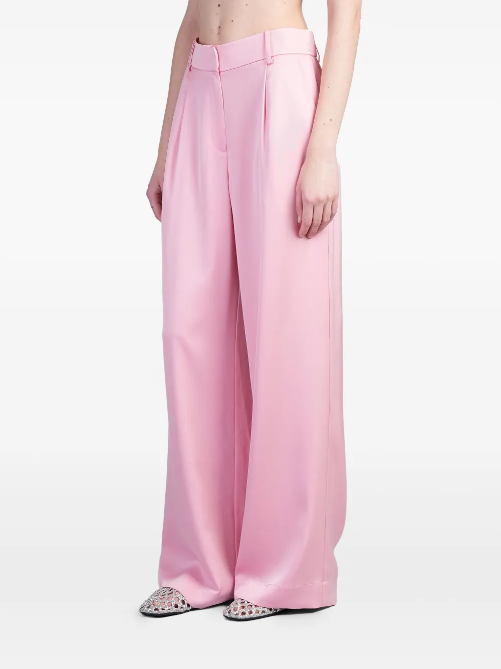Simkhai Broek met geplooid detail Roze