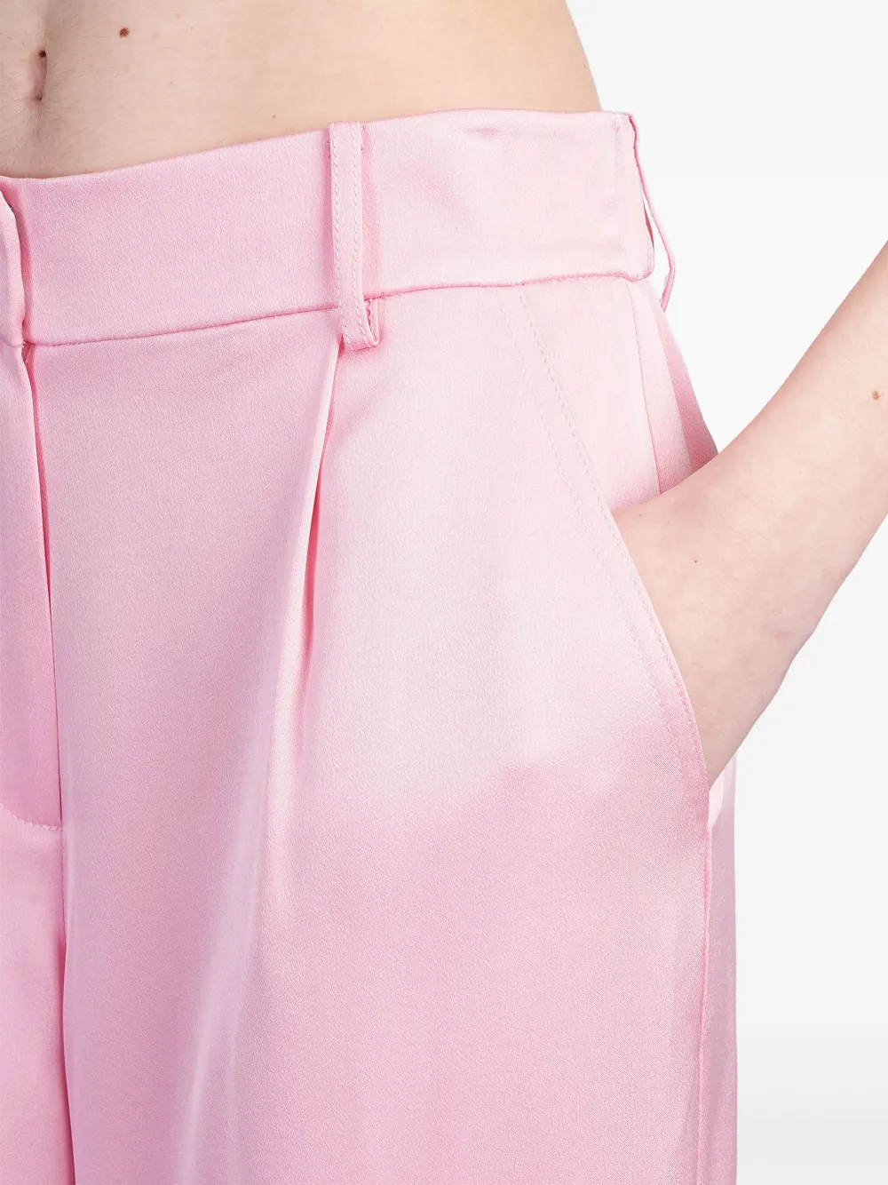 Simkhai Broek met geplooid detail Roze