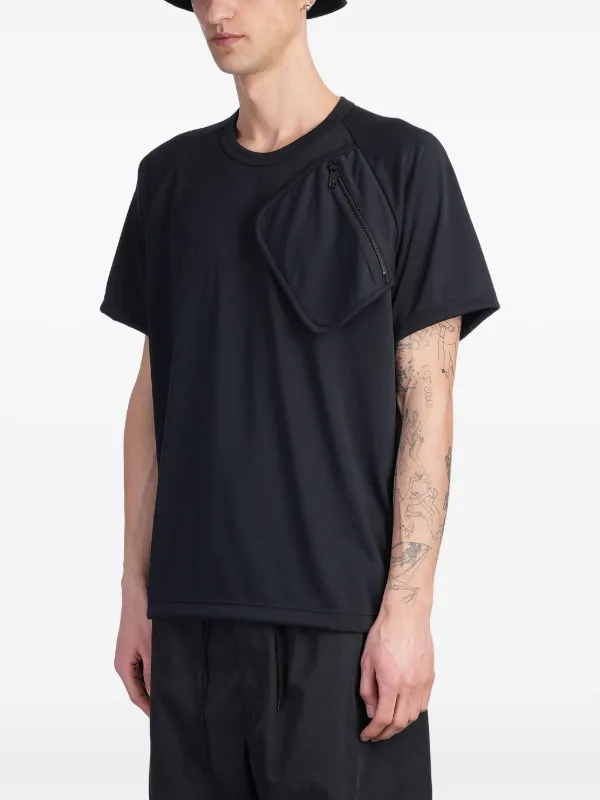 Comme Des Garçons Homme Plus zip-pocket T-shirt | Black