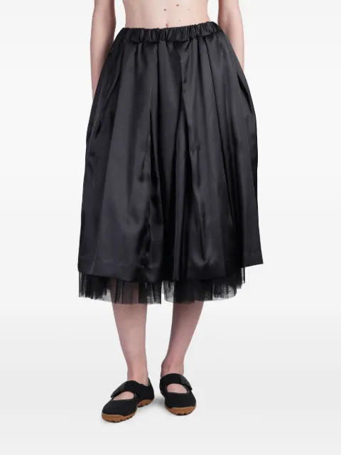 Comme Des Garçons falda de tul a capas
