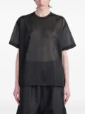 Comme Des Garçons perforated T-shirt - Black