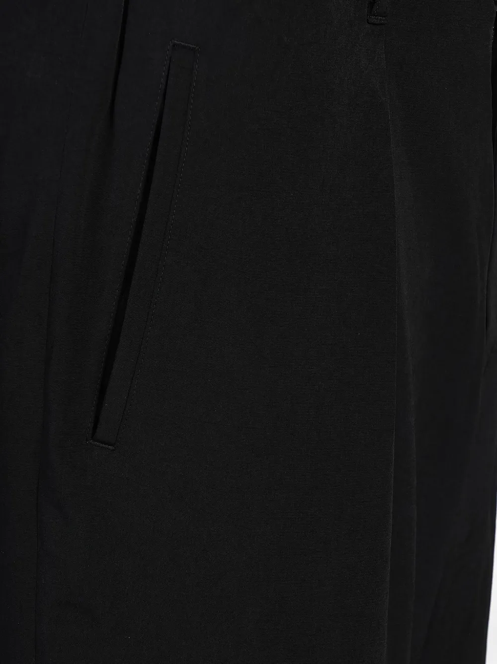 Y's Broek met geplooid detail Zwart
