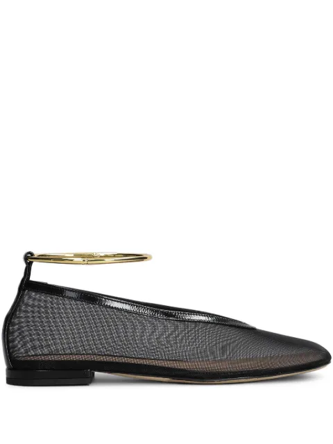 Chantal leather ballerina shoes 