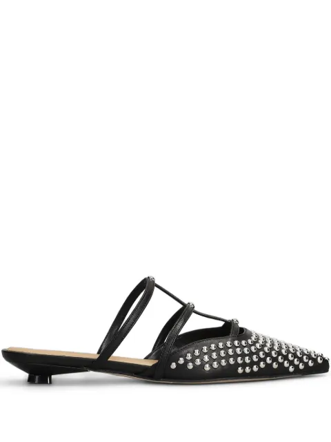 Chantal leather mules 