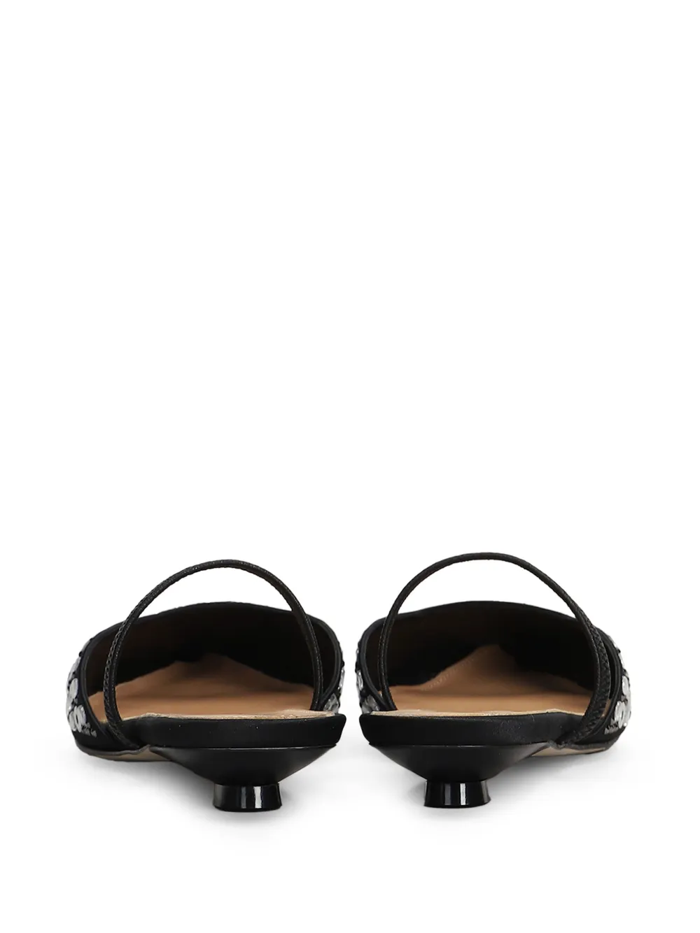 Chantal leather mules Black