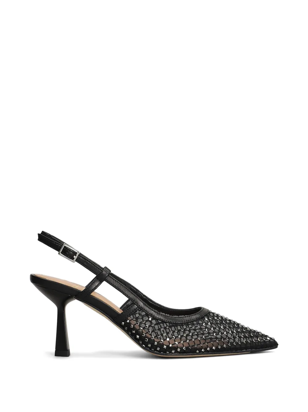 Shop Chantal 60mm Crystal-embellished Pumps In Black