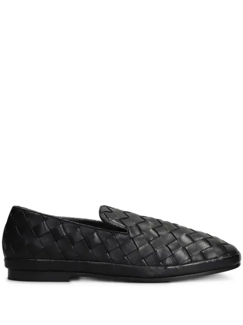 Henderson Baracco mocasines con diseño entretejido