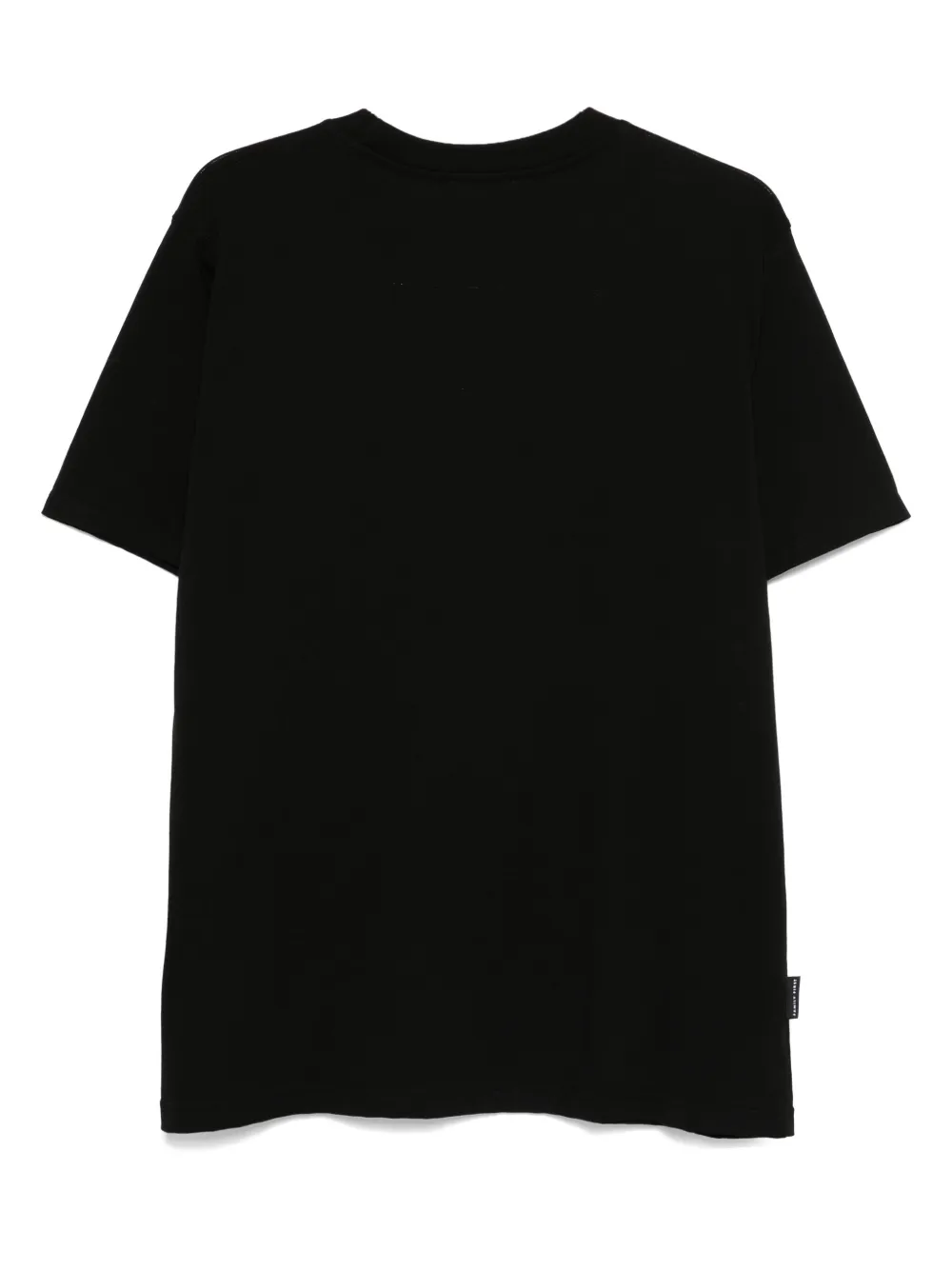 Family First cotton T-shirt - Zwart