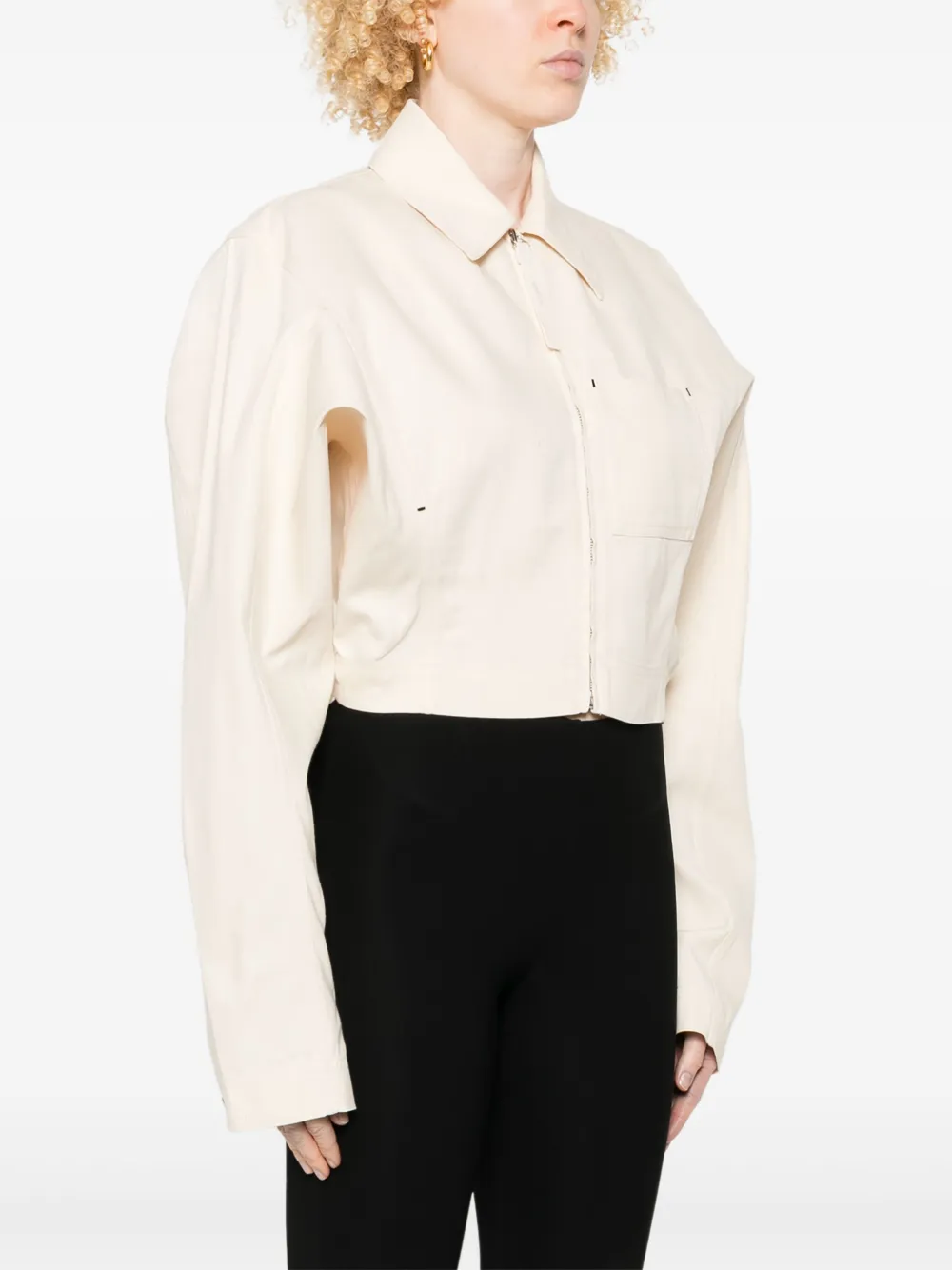 Jacquemus Le Chemise De-Nîmes Rita blouse Beige
