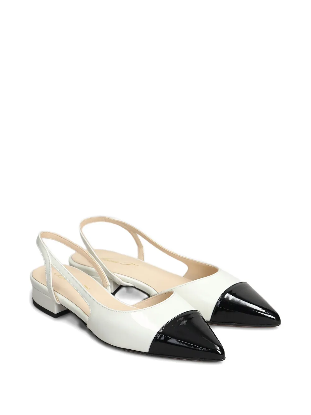 Anna F. 35mm leather pumps - Beige