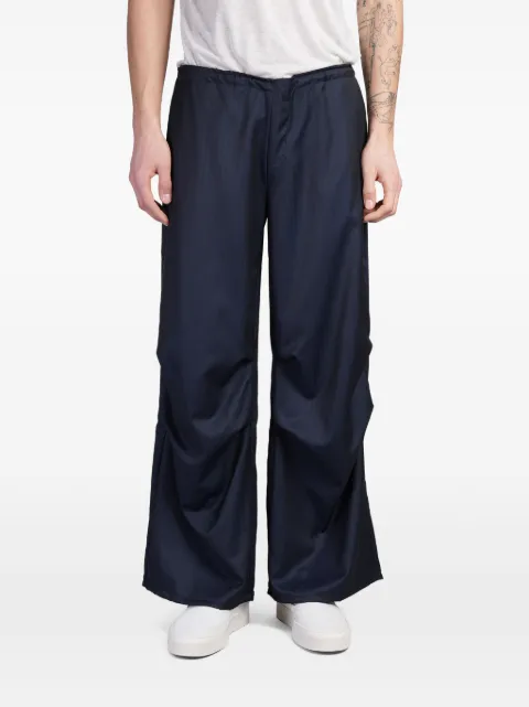 Paura pantalones con dobladillo vuelto