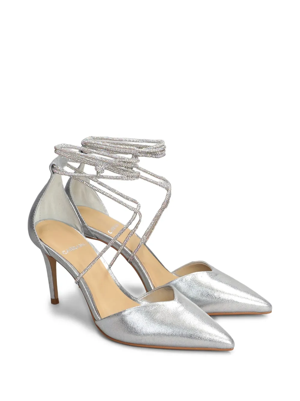 CARRANO metallic high pumps - Zilver