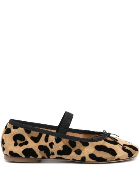 anniel leopard-print ballet flats