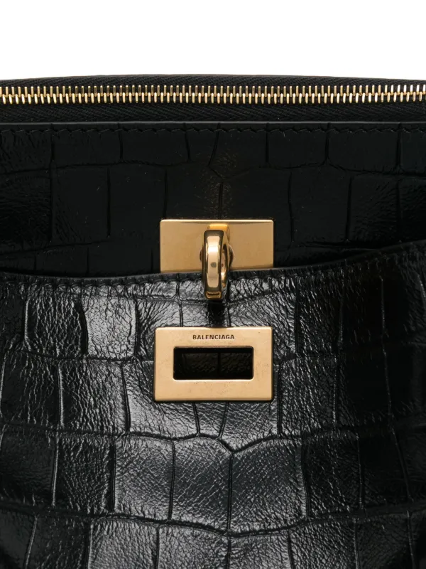 バッグ BALENCIAGA BB CROCO MINI BOATON BAG Balenciaga Rodeo Mini Handbag Crocodile Embossed | Saks