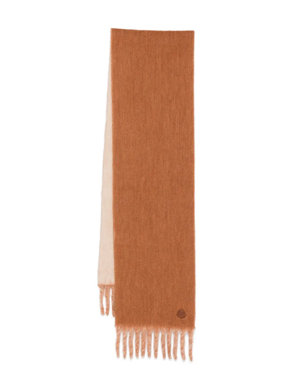 Moncler fringed scarf | Brown | Image 1